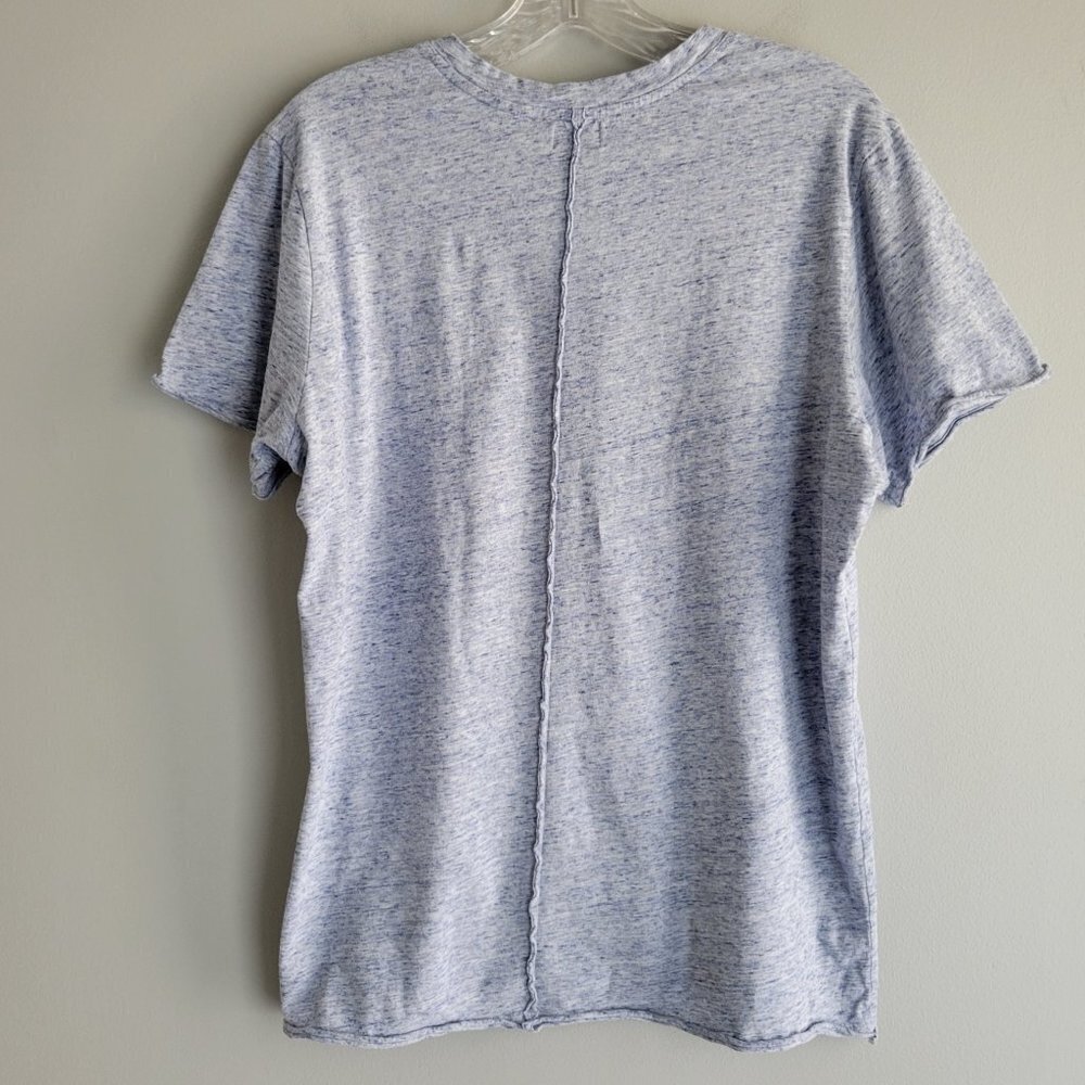 Good Man Brand Short Sleeve T-Shirt-Light Grey with V-Neck - Picture 3 of 7